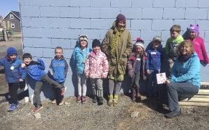 Not so Little Cora book reading at Terence Bay School May 2019