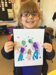 Not so Little Cora book reading at Terence Bay School